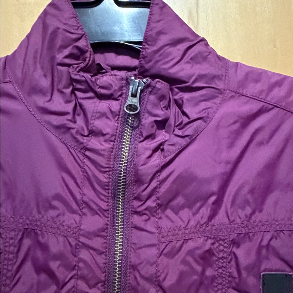 Women's Purple Zip-Up Lightweight Jacket - Picture 3 of 7